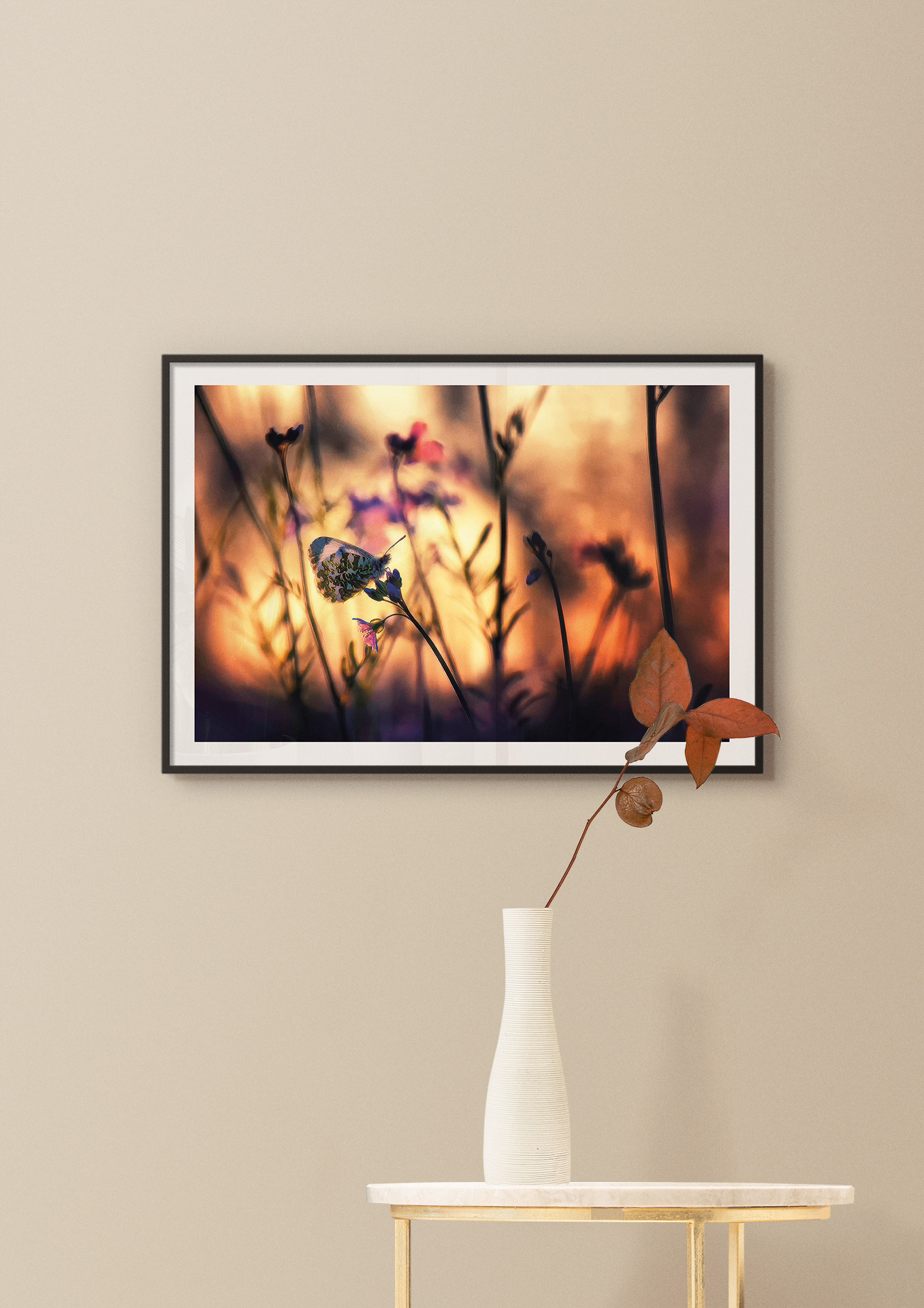 Le soir vermeil ressemble à l'aurore